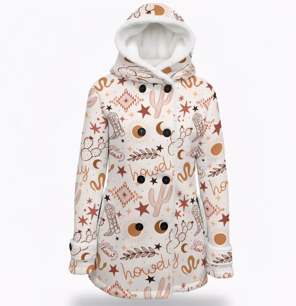 Yeehaw Howdy Hooded Coat